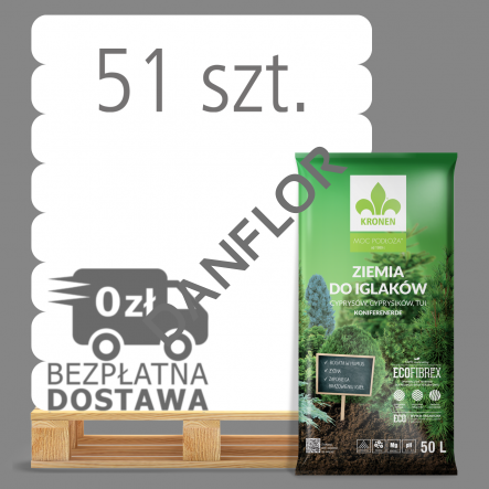 KRONEN® ZIEMIA DO IGLAKÓW 50L PALETA 51 WORKÓW