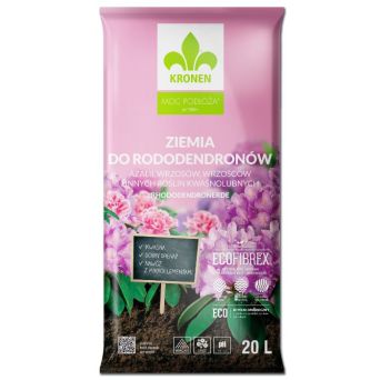 ZIEMIA PODŁOŻE DO RODODENDRONÓW, AZALII, HORTENSJI 20L - KRONEN