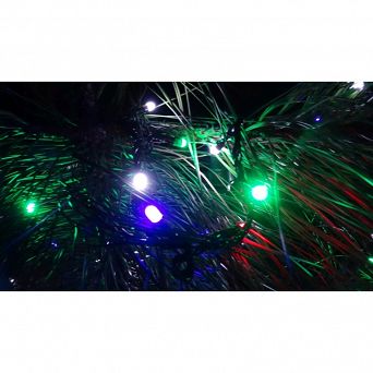 LAMPKI CHOINKOWE  WEWNĘTRZNE 100LED RGB GNIAZDO LM001-1-S