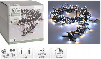 Lampki choinkowe 'Micro Cluster' 1500 LED ciepły/zimny - AX8560560 Koopman