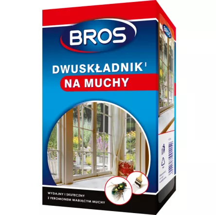 BROS DWUSKŁADNIK NA MUCHY NOWY