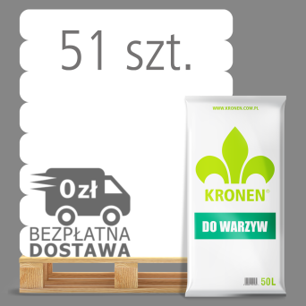 ZIEMIA PODŁOŻE DO WARZYW 50L PALETA 51 WORKÓW - KRONEN