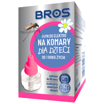 BROS PŁYN ELEKTRO KOMARY - DLA DZIECI