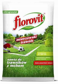 NAWÓZ DO TRAWNIKA Z ŻELAZEM 3KG - FLOROVIT 