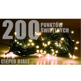 LAMPKI ZEWNĘTRZNE CIEPŁY BIAŁY - RUM-LUX