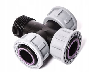 Czwórnik swivel 1" GW-GW-GW-GZ. Złączka do systemów nawadniania