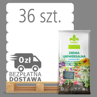 KRONEN® ZIEMIA UNIWERSALNA Z NAWILŻACZEM 80L  PALETA 36 WORKÓW