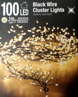 Lampki łańcuch drut 100 LED ciepły -AX5700750 Koopaman