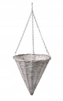 Kosz Wiszący Stożek Szary - YDL-180364.SZ - 50013