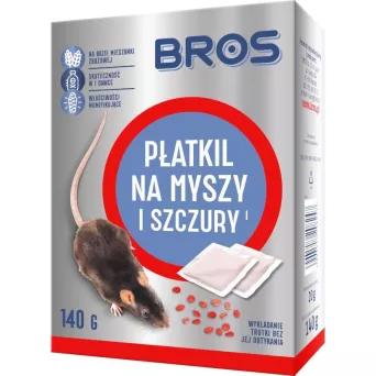 BROS PŁATKI NA MYSZY I SZCZURY 140G