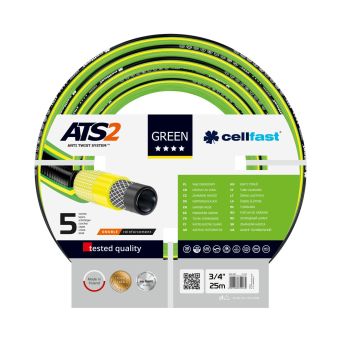 WĄŻ OGRODOWY GREEN ATS 5 WARSTW 3/4" 25M 15-120 - CELLFAST
