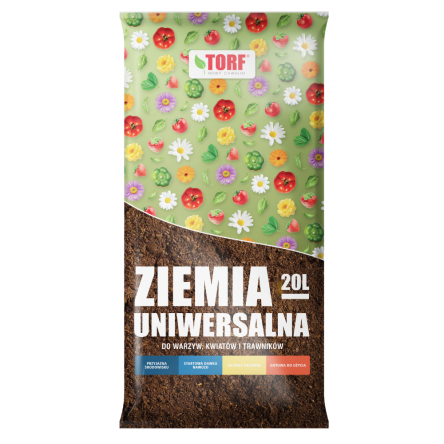 ZIEMIA UNIWERSALNA - PODŁOŻE DO KWIATÓW I WARZYW 20L - NOWY CHWALIM
