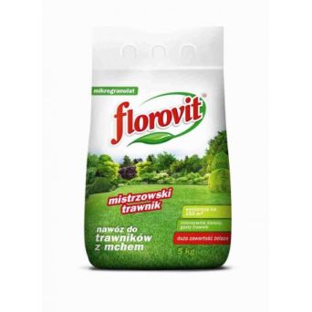 NAWÓZ DO TRAWNIKA Z ŻELAZEM 5KG - FLOROVIT 