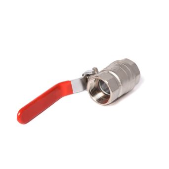 ZAWÓR STALOWY KULOWY Z DŁAWICĄ 3/4"-3/4"G. WEWNĘTRZNY - G. WEWNĘTRZNY