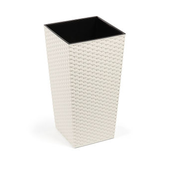 DONICZKA FINEZJA RATTAN 40X40X75 KREMOWY