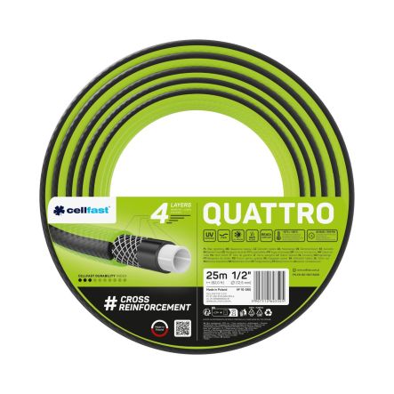 WĄŻ OGRODOWY QUATTRO 1'' 10M 10-086 - CELLFAST