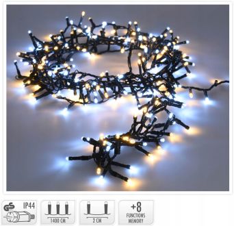 Lampki choinkowe 'Wąż Świetlny' 700 LED ciepły - AX8560520 Koopman