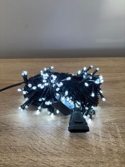 Lampki Choinkowe Wewnętrzne 200 LED ZIMNY BIAŁY LM005-2-S - VITALUX 