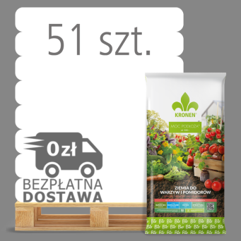 ZIEMIA BIO - PODŁOŻE DO WARZYW, POMIDORÓW I ZIÓŁ 50L PALETA 51 WORKÓW - KRONEN
