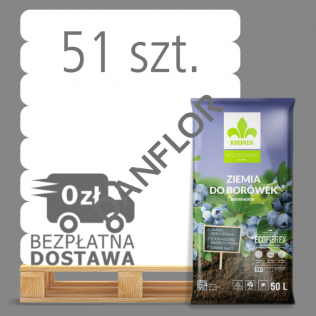 KRONEN® ZIEMIA DO BORÓWEK 50L PALETA 51 WORKÓW