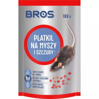 BROS PŁATKI NA MYSZY I SZCZURY 100G