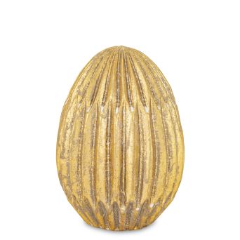 Eleganckie Nowoczesne Dekoracyjne Złote Jajko Wielkanocne - Figurka Dekoracyjna - 165784