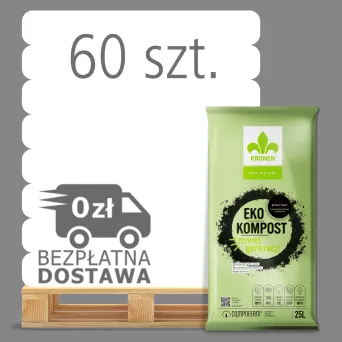 KRONEN® EKOkompost ogrodowy 25l Paleta 60 worków